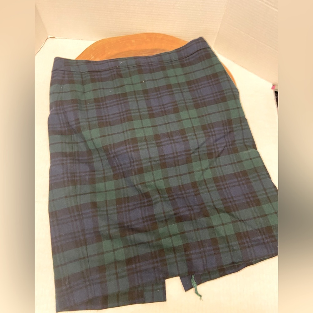JCrew Tartan Pencil Skirt Sz:6